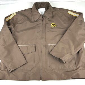 Twinhill Mens UPS Jacket Size XL Made in USA Delivery Driver Costume